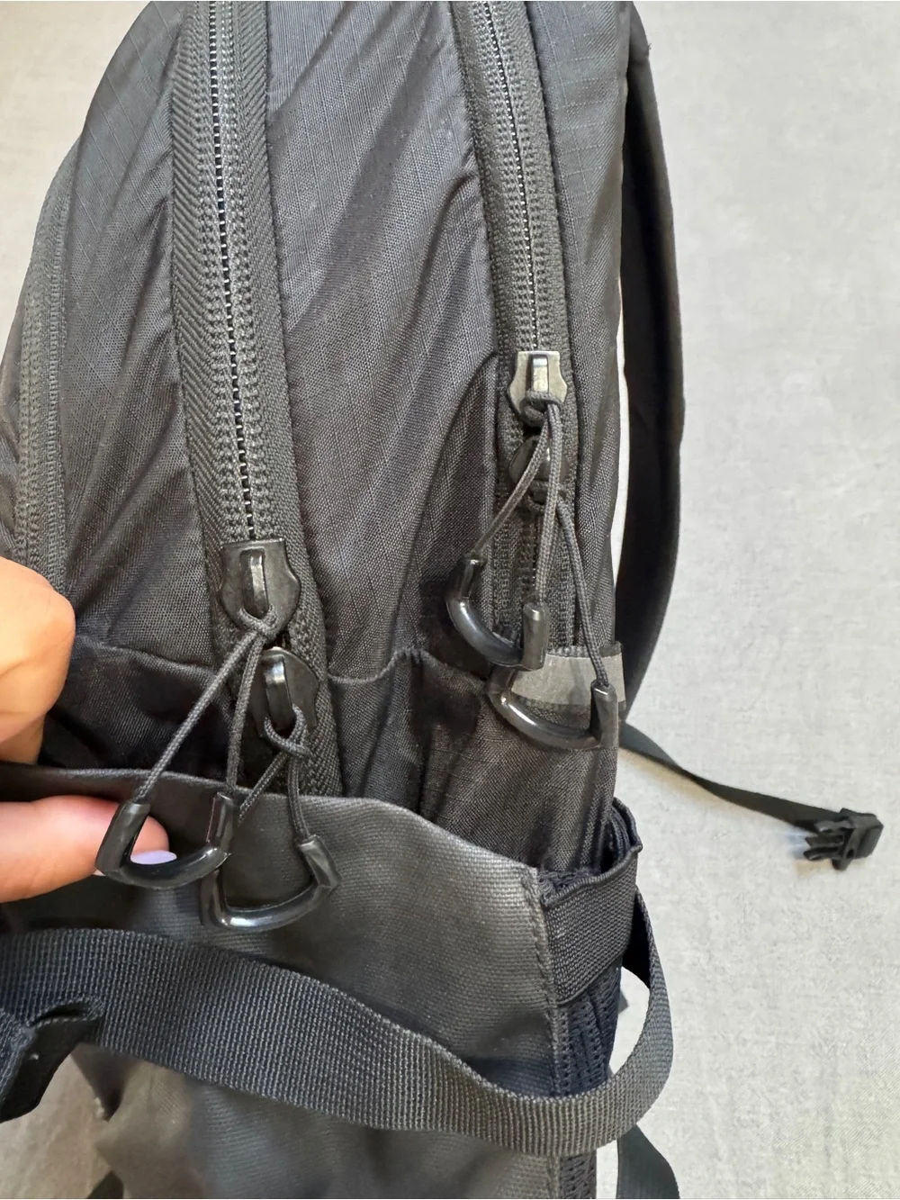 The North Face Black Recon Backpack with Front Pocket